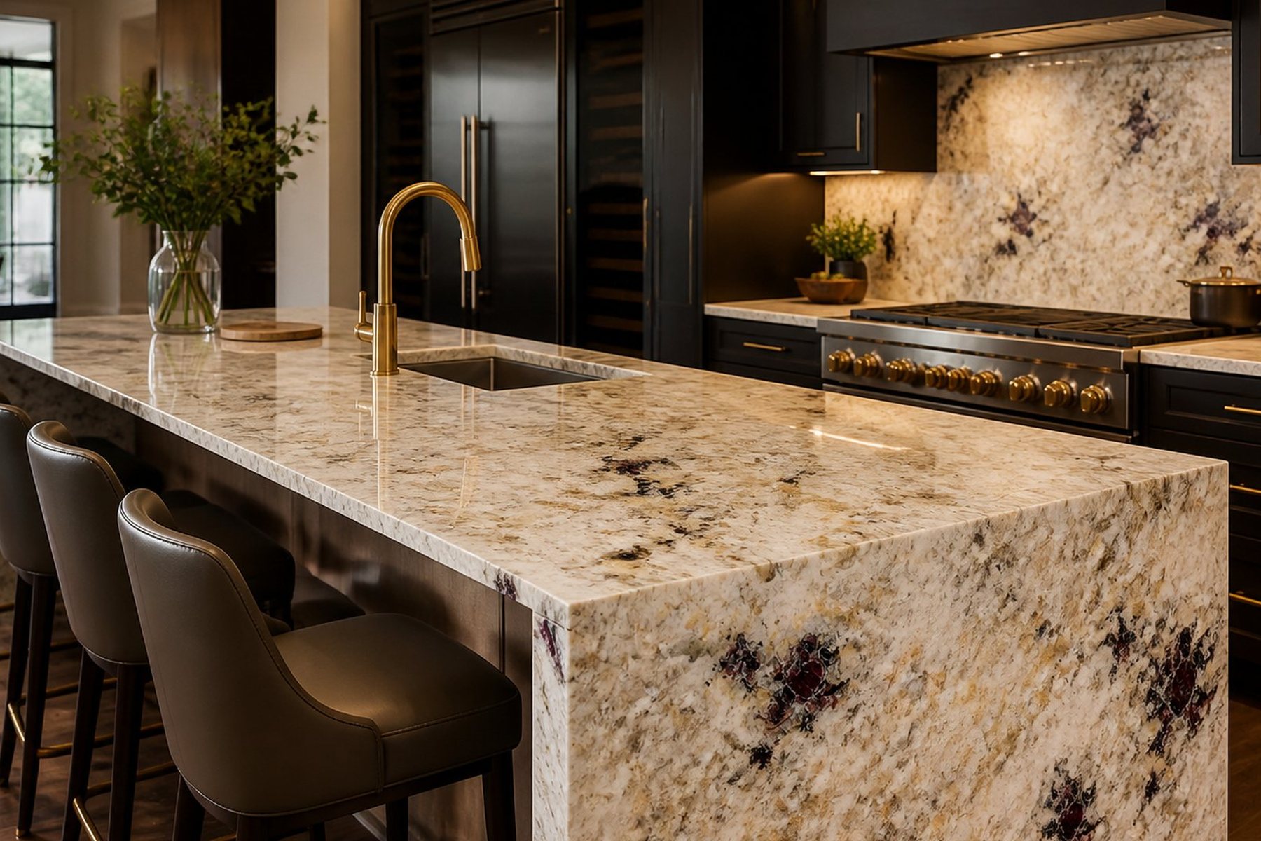 Giallo Ornamentale slab