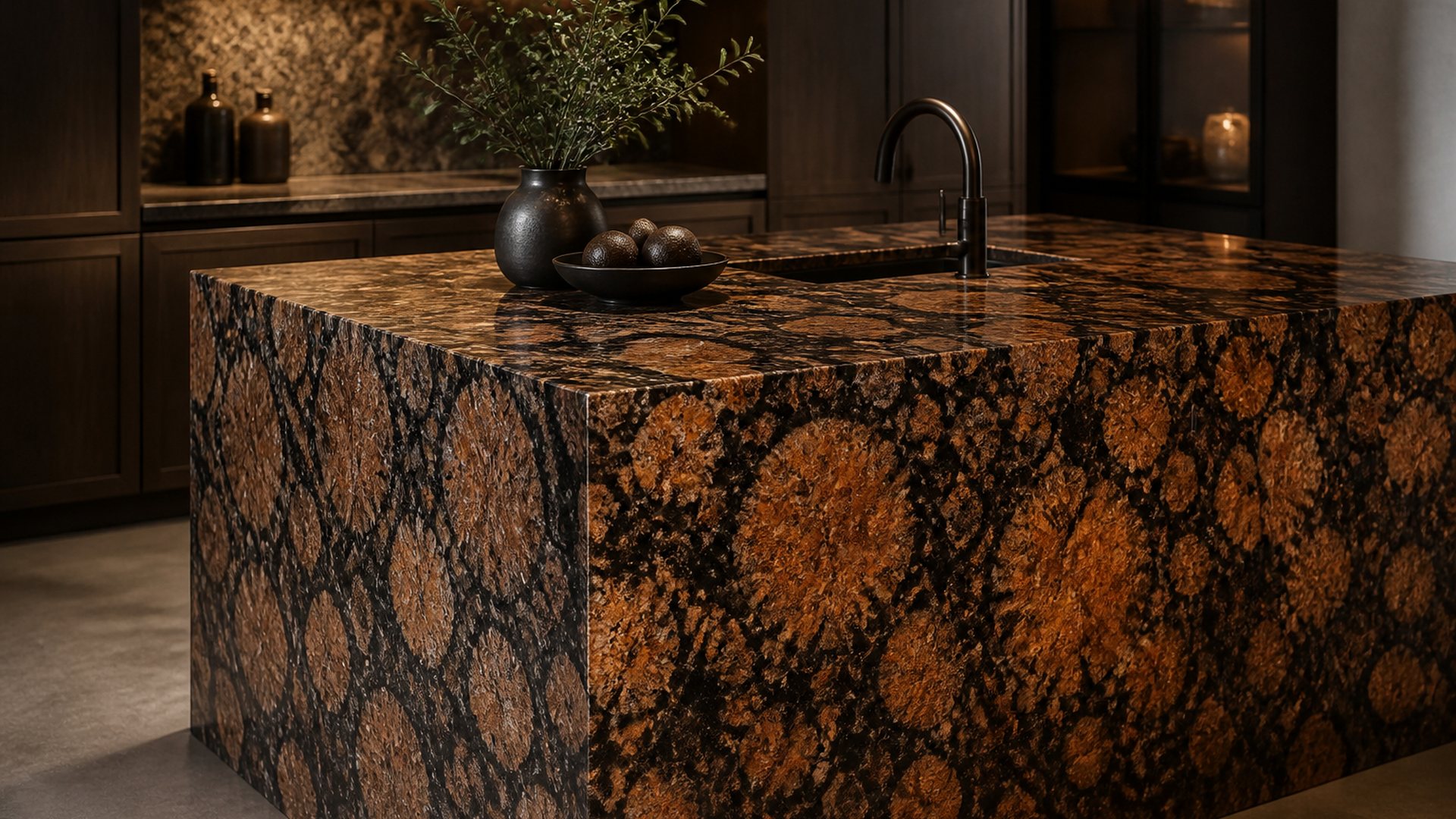 Baltic Brown in The Monolith Kitchen