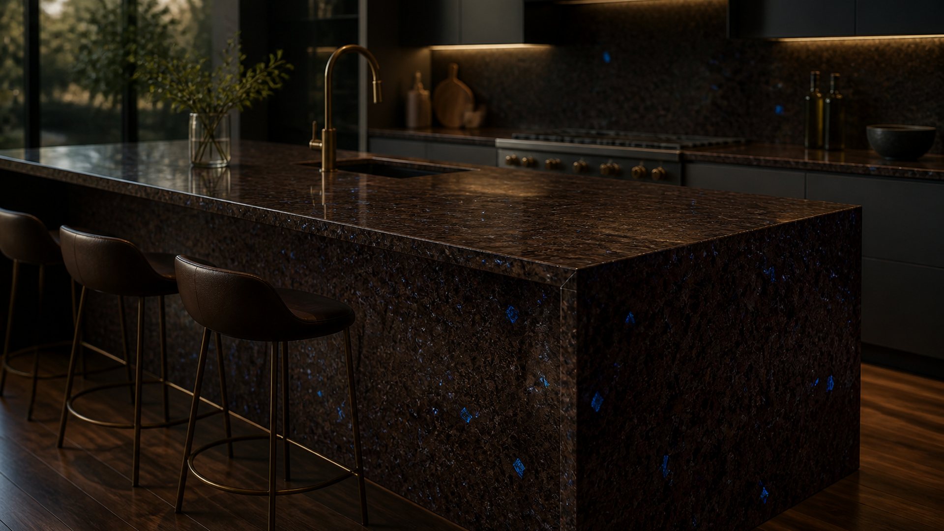 Blue Eyes in The Monolith Kitchen