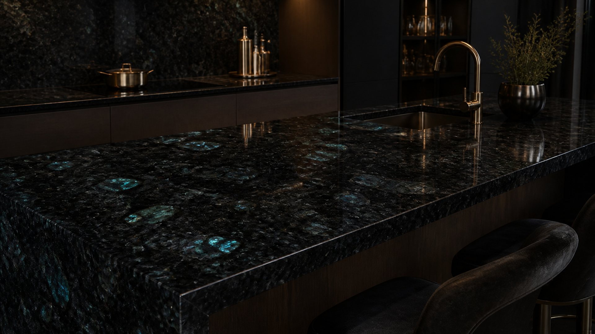 Emerald Pearl in The Monolith Kitchen