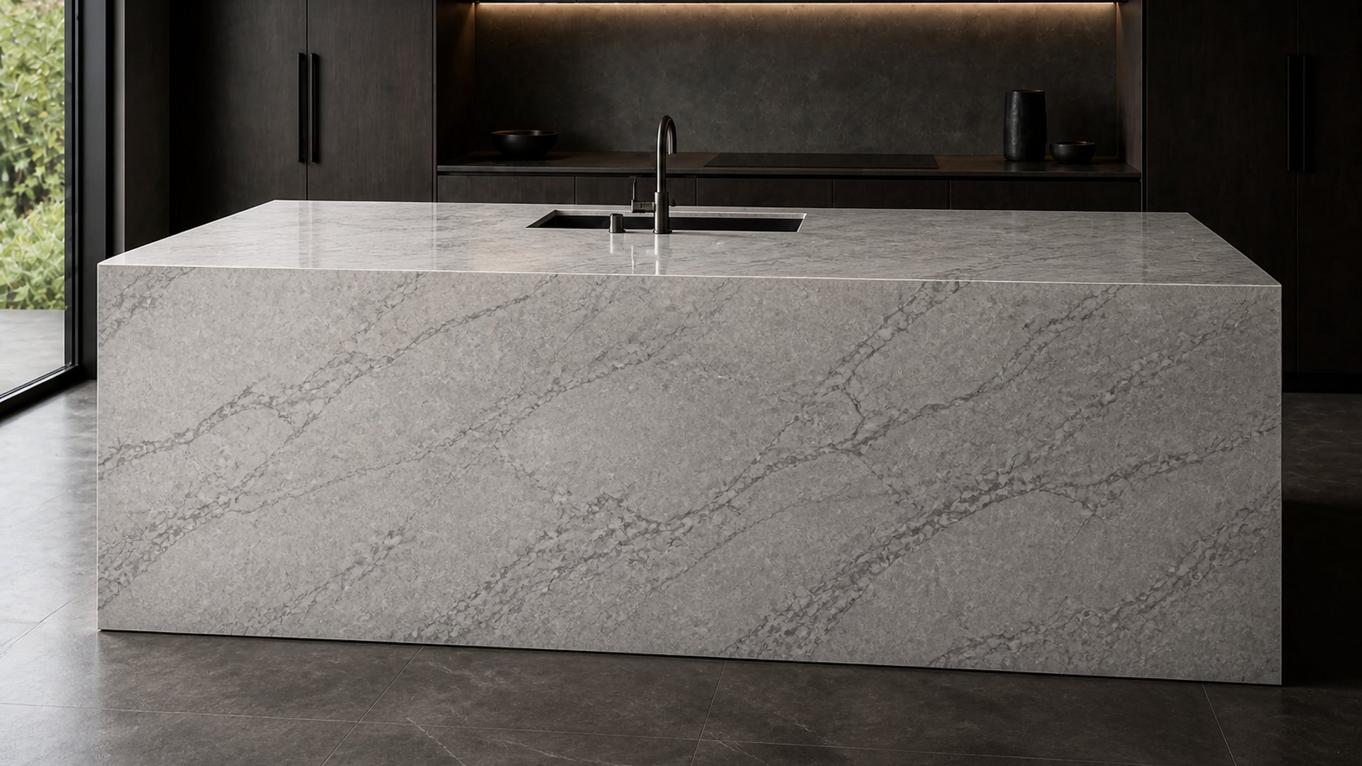 Oro Gray in The Monolith Kitchen